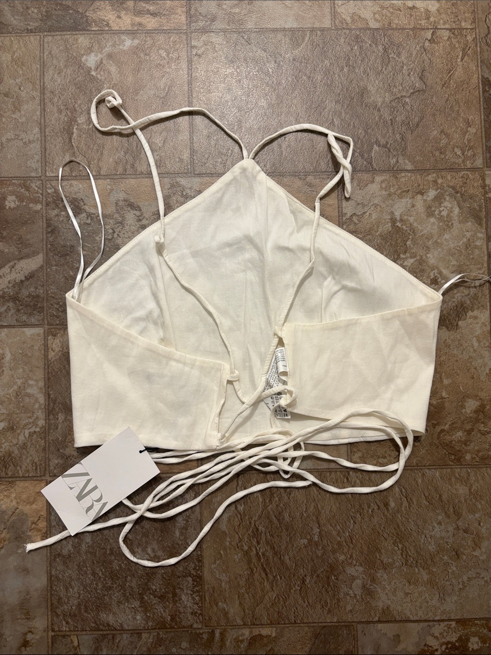 Zara bandeau halter-top